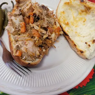 a plate of food on a table