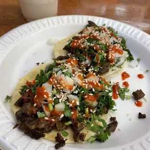 Korean BBQ Tacos (TikTok: @justandyvu)