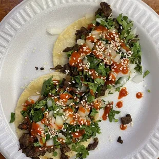 Korean BBQ Tacos (TikTok: @justandyvu)