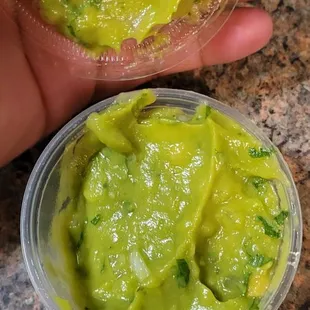Their guacamole was reminiscent of my newborns fecal matter.