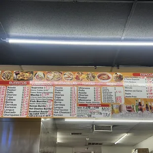 Menu as of 12/23/2024