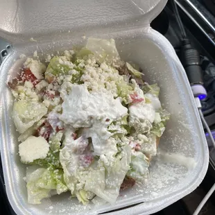 Sopes  beef fajitas   Very good as well. Went better with the pickled jalapeños.