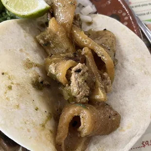 Slap Yo Momma Good Chicharron Taco !!!