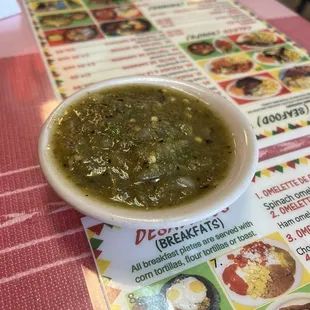 Salsa with great flavor and a little kick !!!