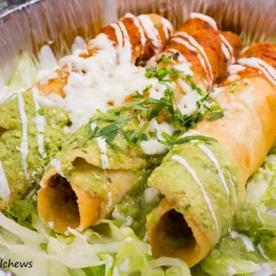 Flautas de Tinga