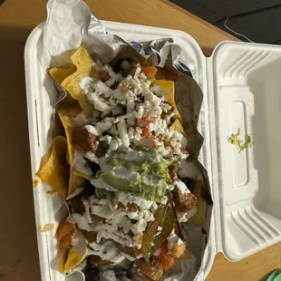 Al pastor nachos