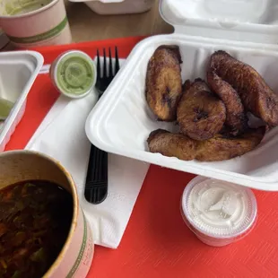 Fried plantains