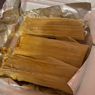 Tamales ($3.00 each)