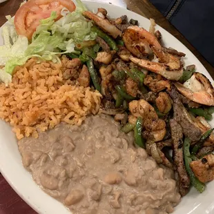 Texas fajita plate