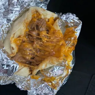 Carne Guisada Taco w/ cheese