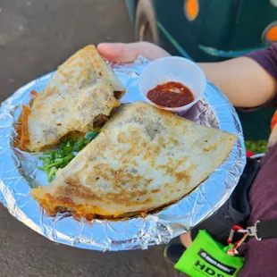 Carne asada quesadilla $11