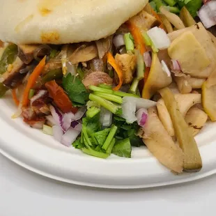 Beef taco and beef bao