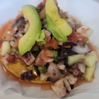 Tostada de Pulpo