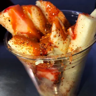 a dessert in a glass