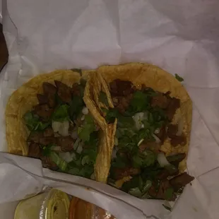 Steak tacos