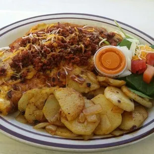 Omelet con Chorizo