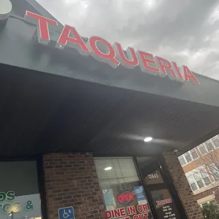 This Restaurant is in a grocery store.