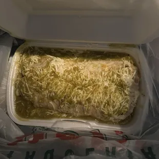 Another early morning , another "Wet Burrito"