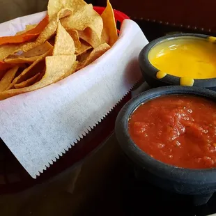 Chips and salsa.