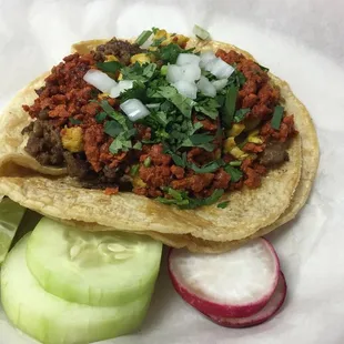 Taco Campechano (Mixed meats)