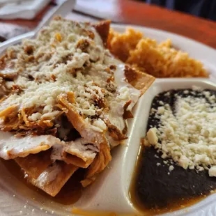 Chilaquiles we're terrific