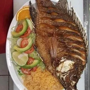 Delicious fried fish