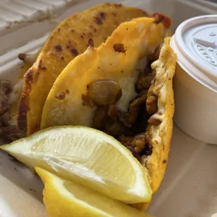 Al pastor quesabirria tacos