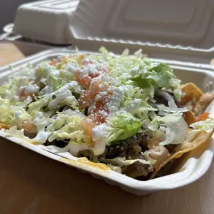 Carne asada nachos