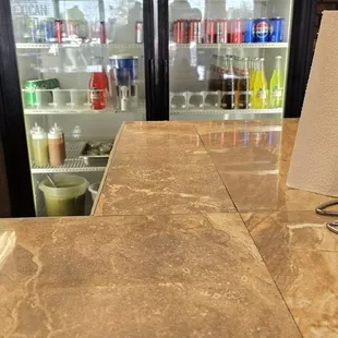 Drink selection, no fountain options