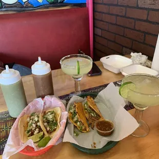BirriaTacos,Tacos Al Pastor, &amp; 2 Margaritas