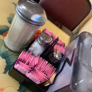 Lots of napkins for messy tacos.