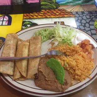 Chicken flautas