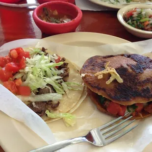 Gorditas and Tacos are delicious.