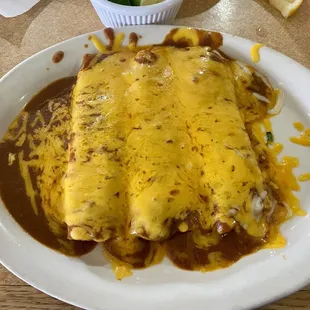 Cheese enchiladas