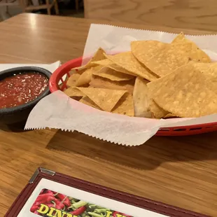 Free chips and salsa