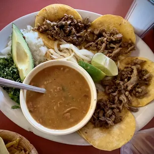 Tacos with beef