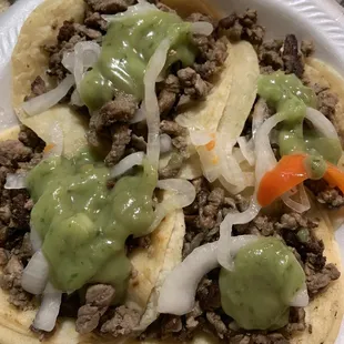 Asada street tacos