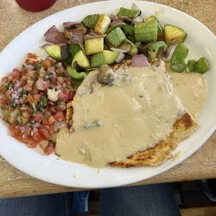 Poblano chicken breast