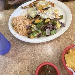 Poblano chicken breast