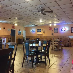 the interior of a restaurant