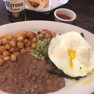 Carne asada with eggs. It was good!