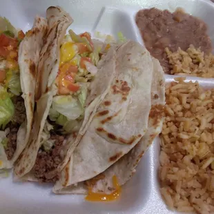 Soft taco plate