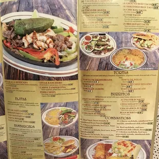Takeout menu
