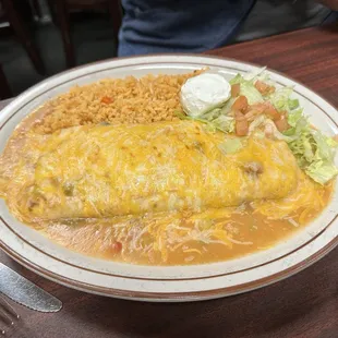 Chile relleno burrito