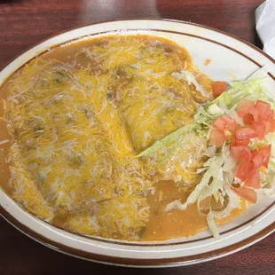 Smothered tamales