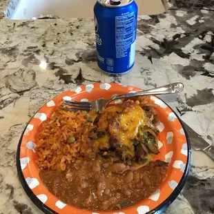 Leftovers from Taqueria Jalisco. Delicioso!