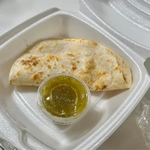 Tiny (but inexpensive) quesadilla