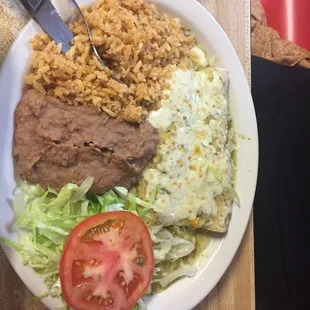 Enchiladas verde