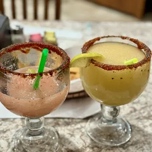 Watermelon n Mango margaritas...8.99 happy hour