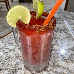 Strawberry Margarita...happy hour $3.99